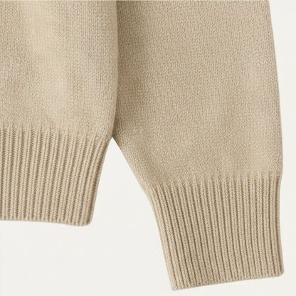 The Four Seasons Men’s Cashmere Buttoned Polo Knit Sweater