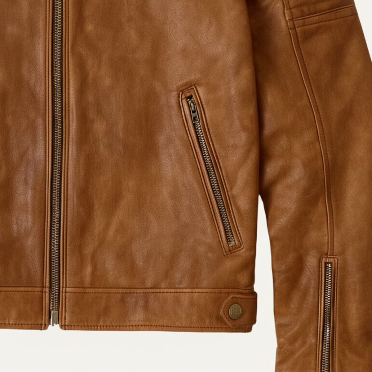 The Brooklyn Leather Biker Jacket – Men’s Classic Motorcycle Style