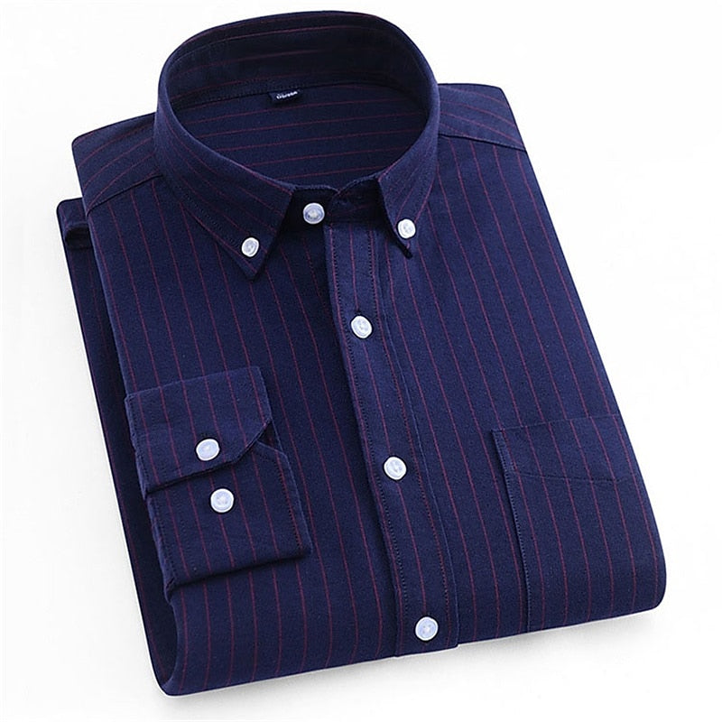 Stefano | Classic Cotton Long Sleeve Shirt for All Occasions