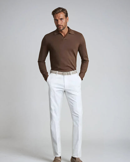 Chic Long Sleeve Polo for Any Occasion