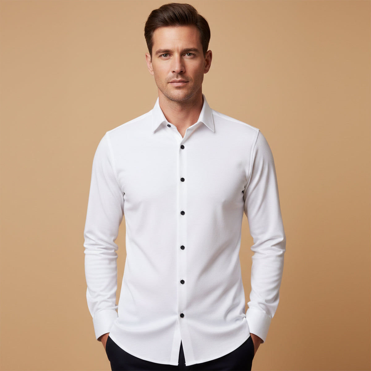 The Fano Men’s Classic Button Up Formal Smart Shirt