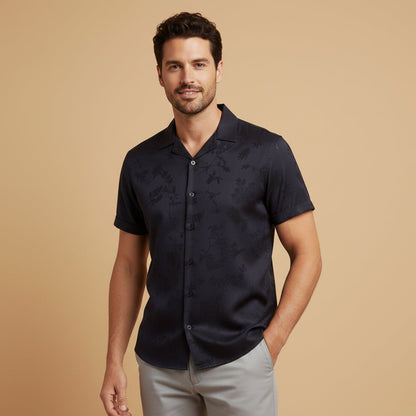 The Hawthorn Satin Shirt for Men
