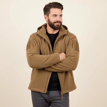 The Moray Men's Winter Fleece Tactical Hooded Jacket