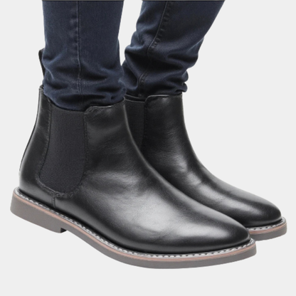 The Tavolara Men’s Classic Leather Slip On Chelsea Boots