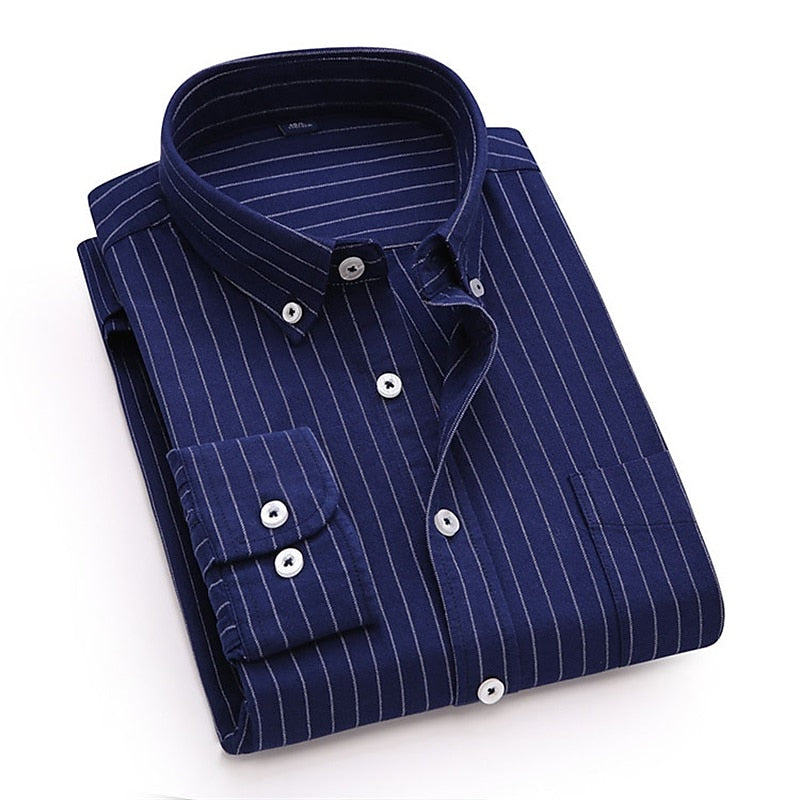 Stefano | Classic Cotton Long Sleeve Shirt for All Occasions