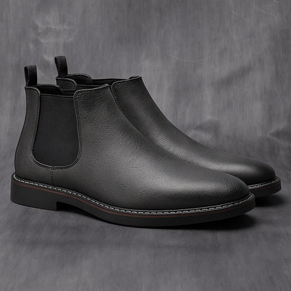 The Staffordshire Men's Classic Leather Chelsea Ankle Boots