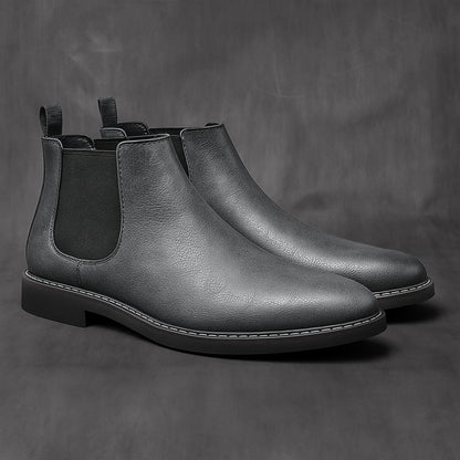 The Staffordshire Men's Classic Leather Chelsea Ankle Boots