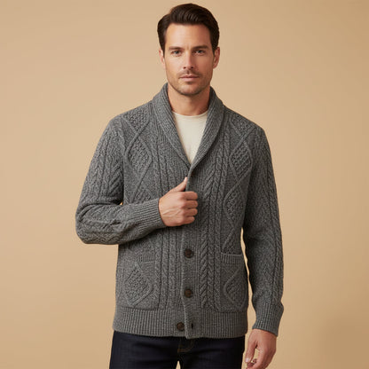 The Manchester 100% Cashmere Cardigan for Men
