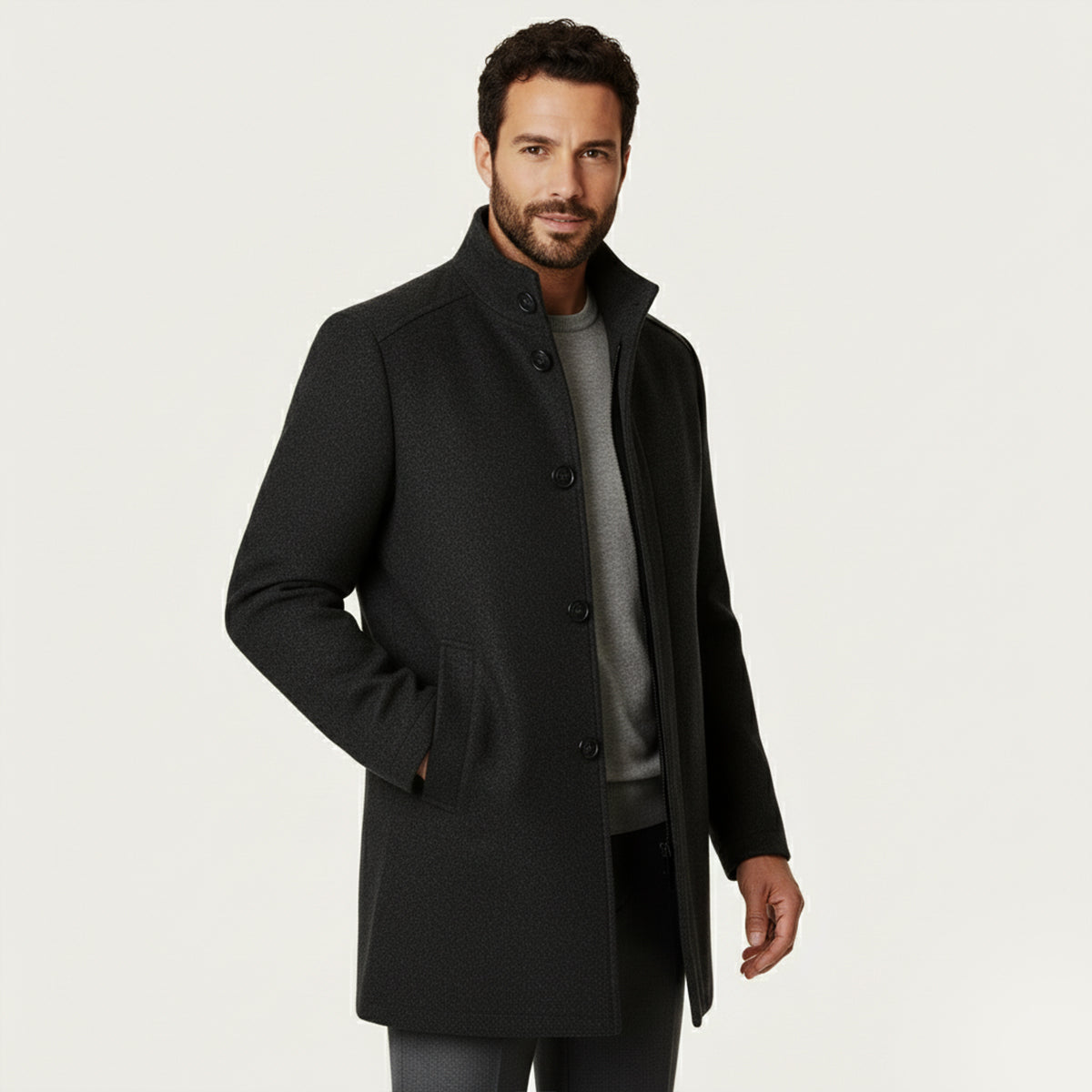 The Vienna Wool Coat – Men’s Classic Winter Overcoat