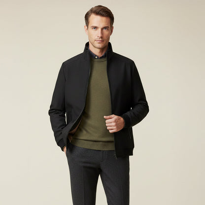 The Sleyever Men’s Elegant Warm Fleece Lining Jacket