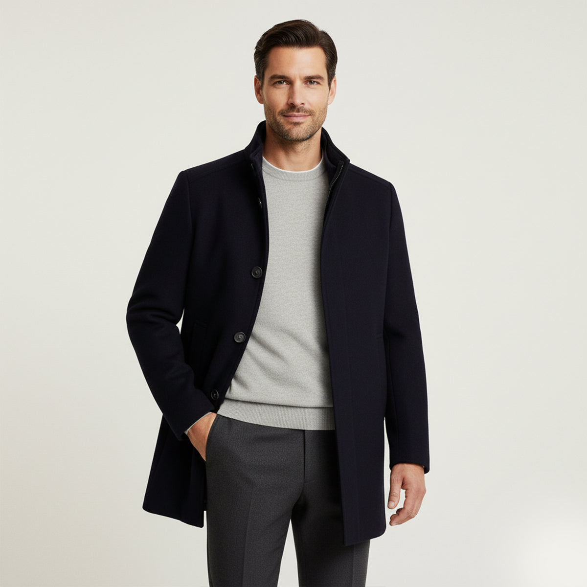 The Vienna Wool Coat – Men’s Classic Winter Overcoat