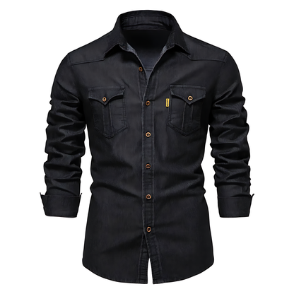 Stylish Men's Denim Shirt for Everyday Wear