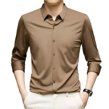 Men’s Wrinkle-Free Dress Shirt for Office & Events