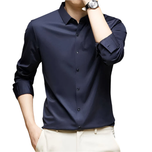 Men’s Wrinkle-Free Dress Shirt for Office & Events