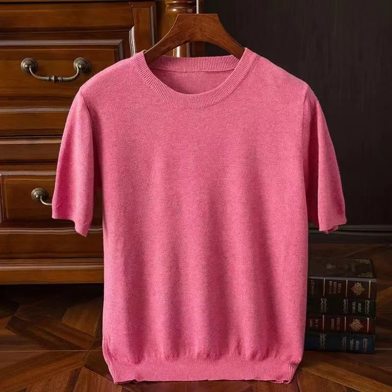 Giovanni Milano - Cashmere T-Shirt for Chic Occasions