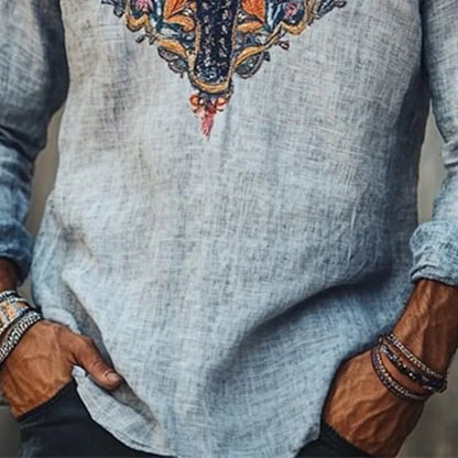 Sebastiano | Men's Bohemian Summer Shirt for Festivals